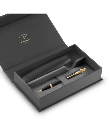 Długopis Parker IM Czarny GT w Pudełku z Etui (1931666/23)