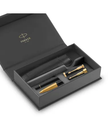 Długopis i Pi&oacute;ro Parker Urban Czarny GT w Pudełku z Etui (2143640/14)