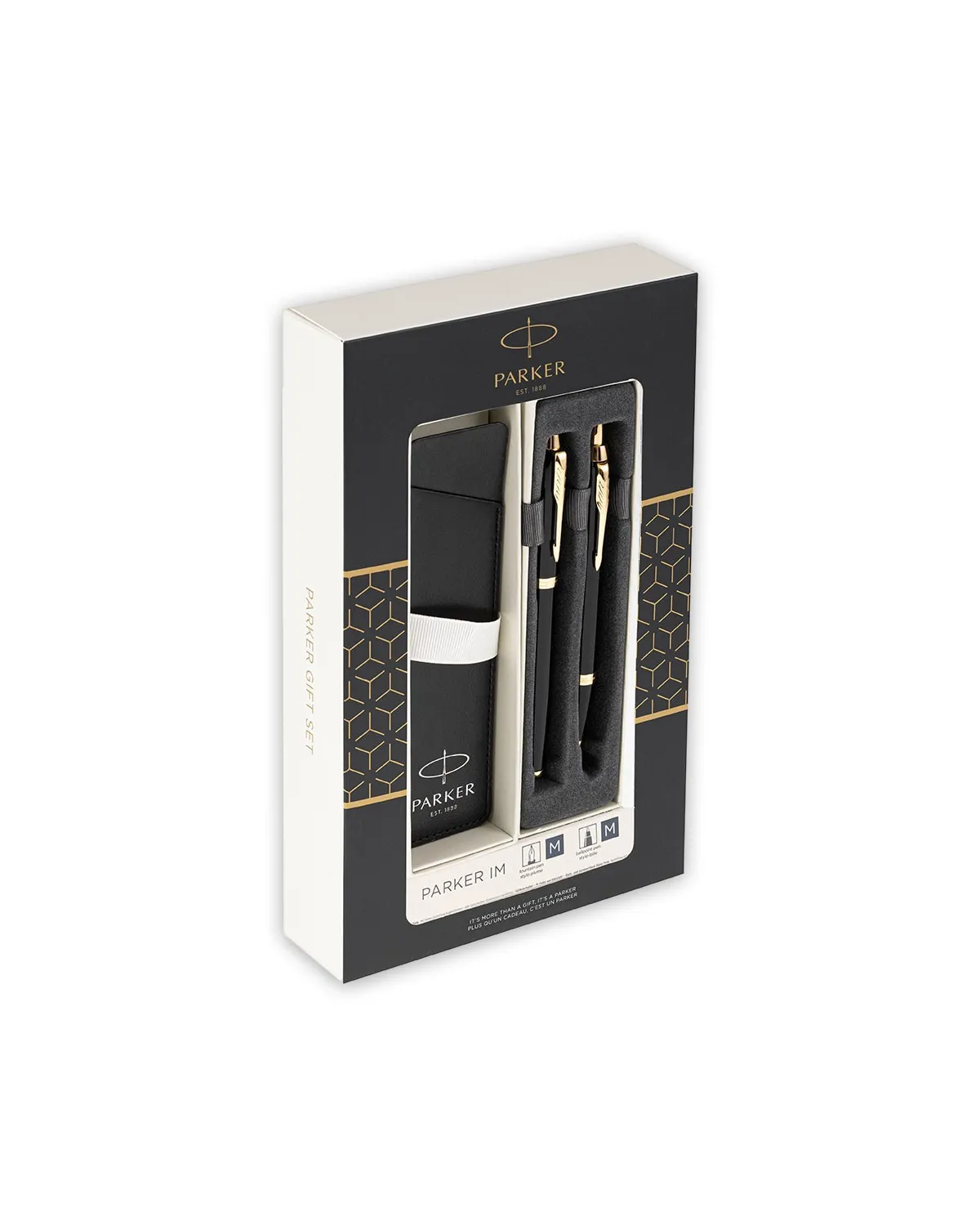 Zestaw prezentowy Parker pióro + długopis + etui (ZP002) Zestaw prezentowy Parker pióro + długopis + etui (ZP002)