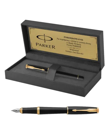 Pi&oacute;ro wieczne Parker Urban Muted Black GT w Pudełku z Grawerem (1931601/11)