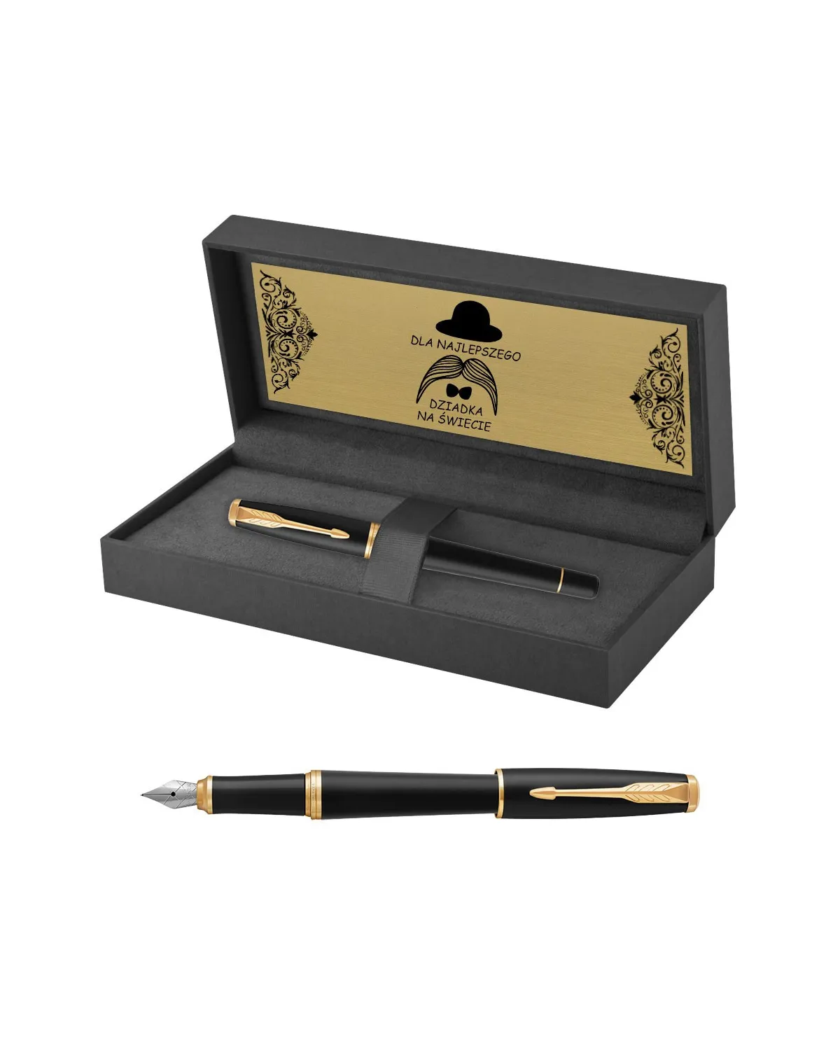 Pi&oacute;ro wieczne Parker Urban Muted Black GT w Pudełku z Grawerem (1931601/12)
