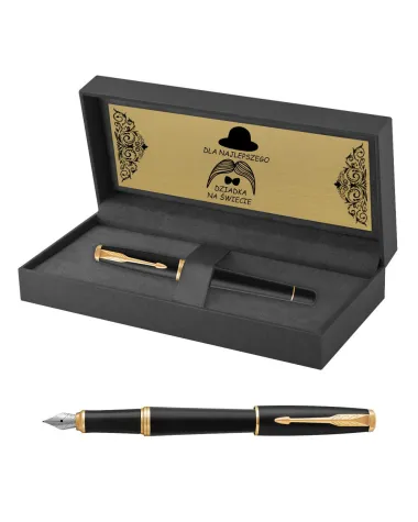 Pi&oacute;ro wieczne Parker Urban Muted Black GT w Pudełku z Grawerem (1931601/12)