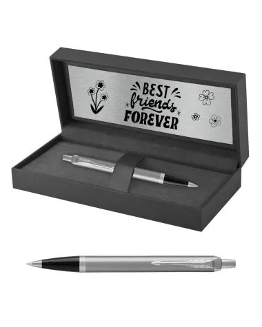 Długopis Parker IM Stainless Steel CT w Pudełku z Grawerem (2143631/22)