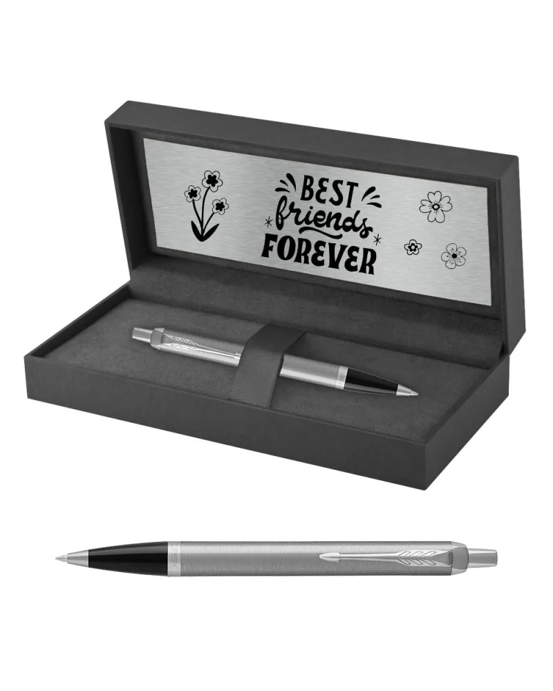 Długopis Parker IM Stainless Steel CT w Pudełku z Grawerem (2143631/22) Długopis Parker IM Stainless Steel CT w Pudełku z Grawerem (2143631/22)