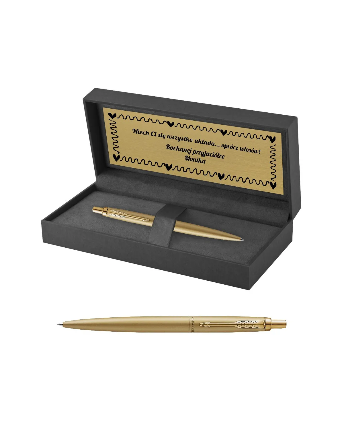 Długopis Parker Jotter XL Monochrome Gold w Pudełku z Grawerem (2122754/6) Długopis Parker Jotter XL Monochrome Gold w Pudełku z Grawerem (2122754/6)