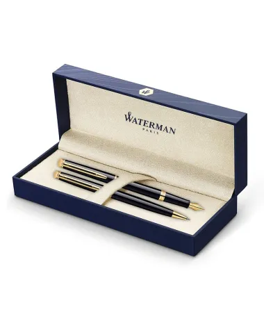 Zestaw Waterman pi&oacute;ro + długopis Hemisphere Czarny GT (KPLH004)