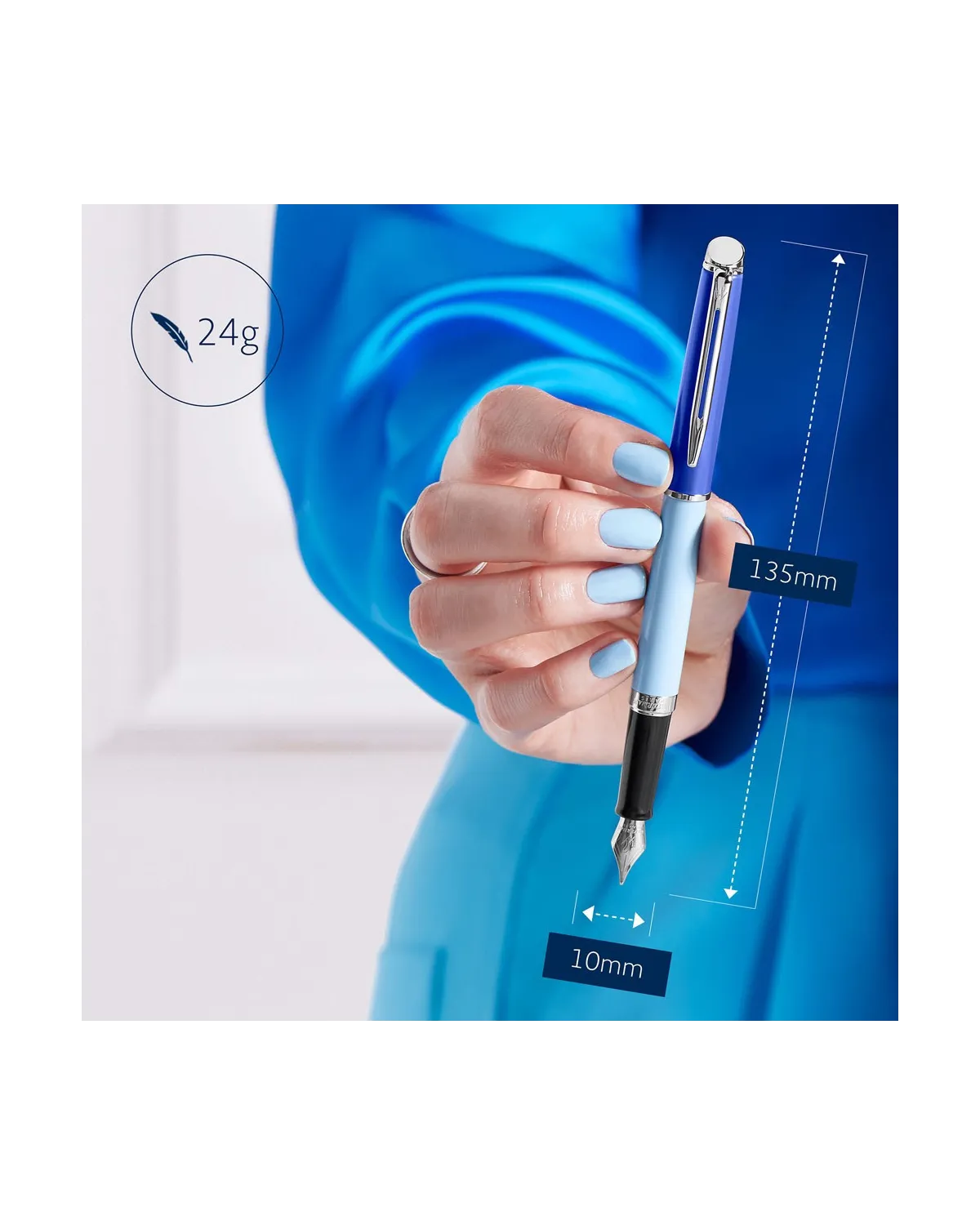 Pi&oacute;ro wieczne Waterman Hemisphere Color-Block Blue GT (2179924)