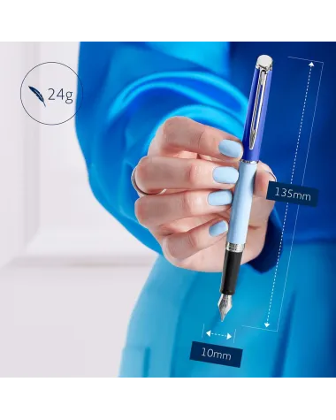 Pi&oacute;ro wieczne Waterman Hemisphere Color-Block Blue GT (2179924)