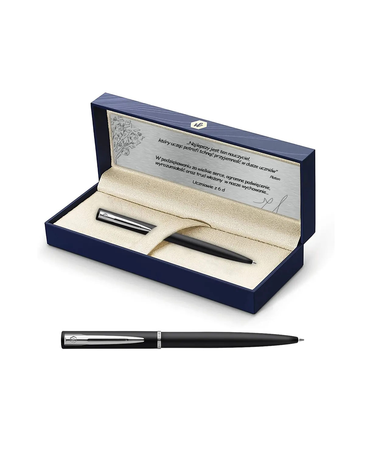 Długopis Waterman Allure czarny matowy CT w Pudełku z Grawerem (2068192/1) Długopis Waterman Allure czarny matowy CT w Pudełku z Grawerem (2068192/1)