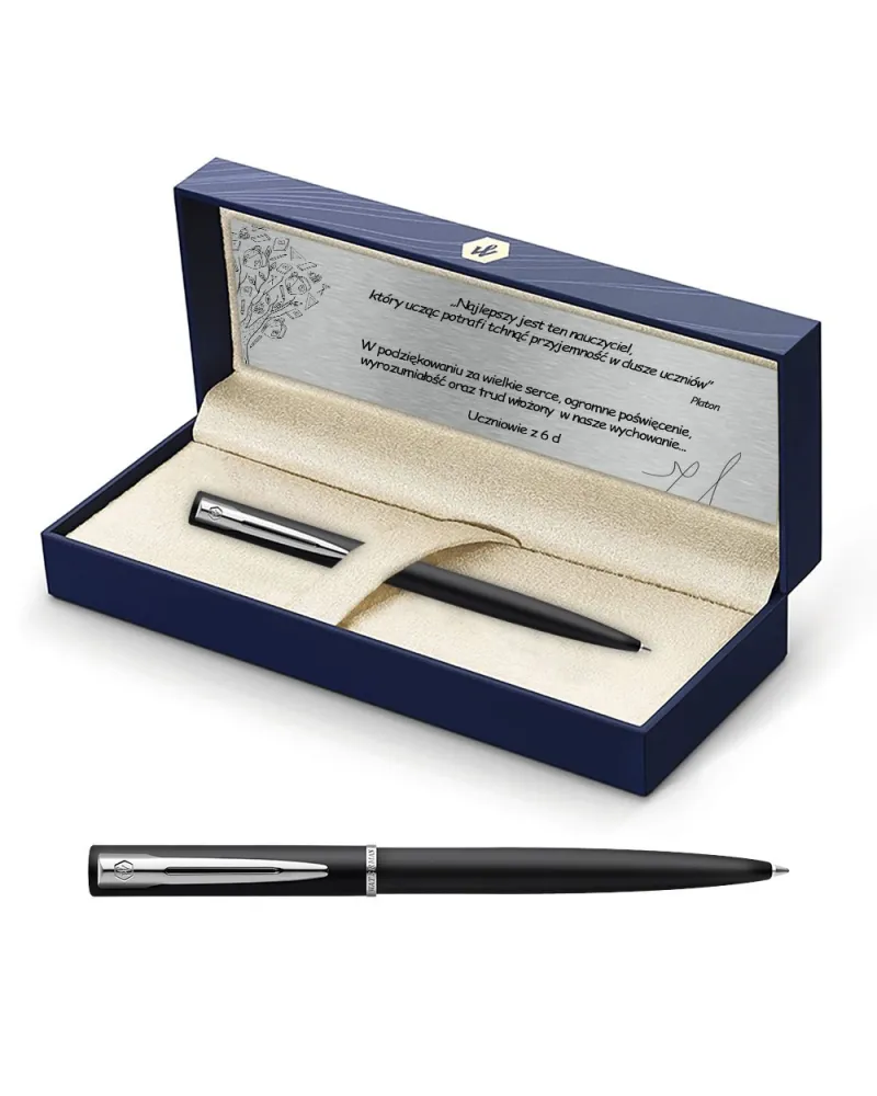 Długopis Waterman Allure czarny matowy CT w Pudełku z Grawerem (2068192/1) Długopis Waterman Allure czarny matowy CT w Pudełku z Grawerem (2068192/1)
