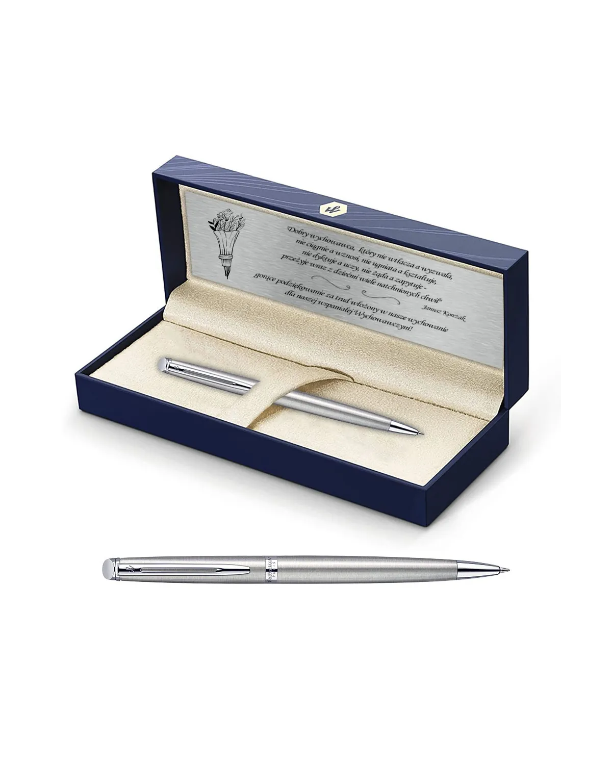 Długopis Waterman Hemisphere stalowy CT w Pudełku z Grawerem (S0920470/1) Długopis Waterman Hemisphere stalowy CT w Pudełku z Grawerem (S0920470/1)