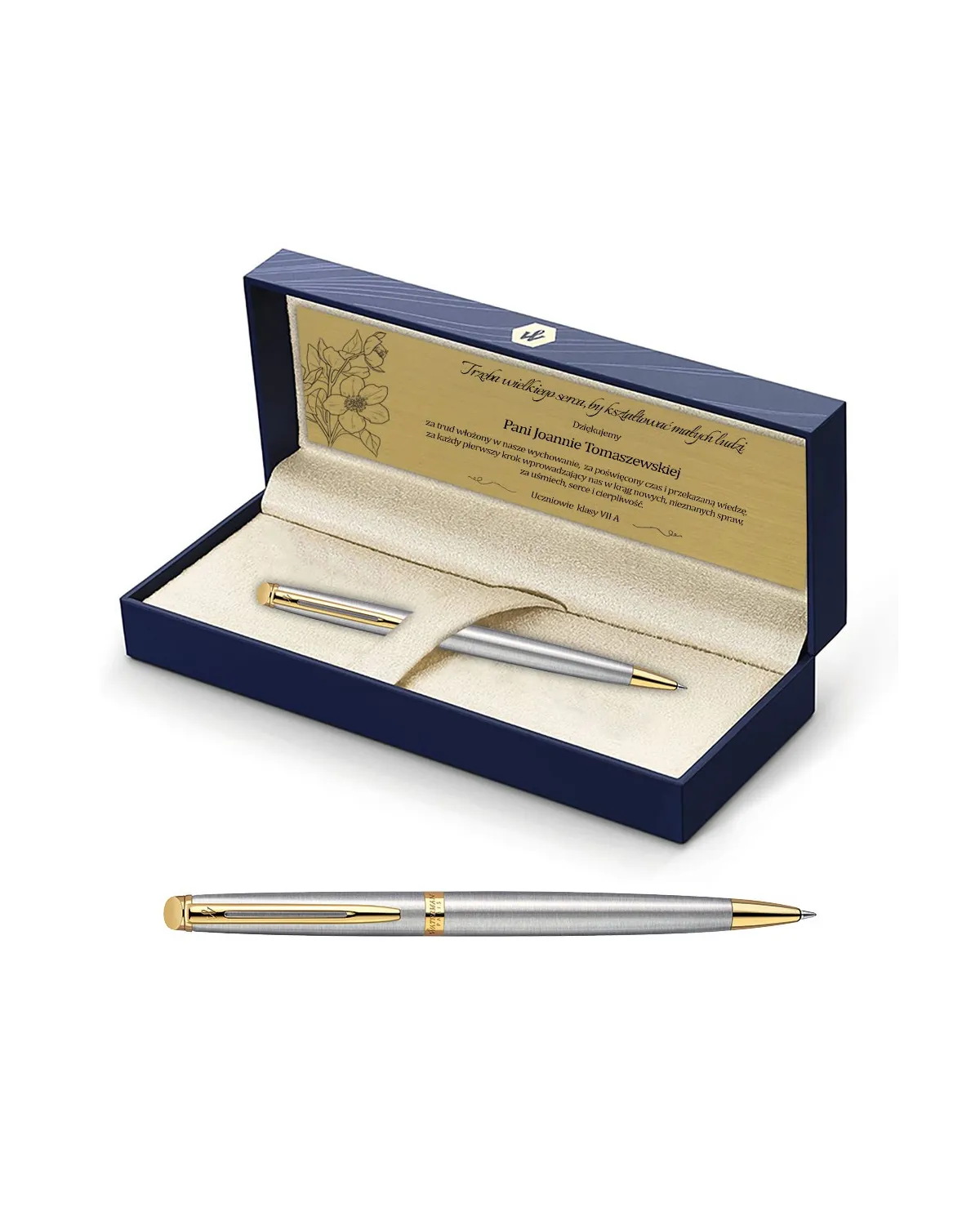 Długopis Waterman Hemisphere stalowy GT w Pudełku z Grawerem (S0920370/1) Długopis Waterman Hemisphere stalowy GT w Pudełku z Grawerem (S0920370/1)
