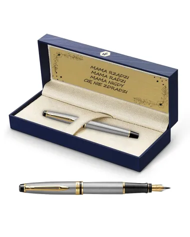 Pi&oacute;ro wieczne Waterman Expert stalowe GT w Pudełku z Grawerem (S0951940/1)