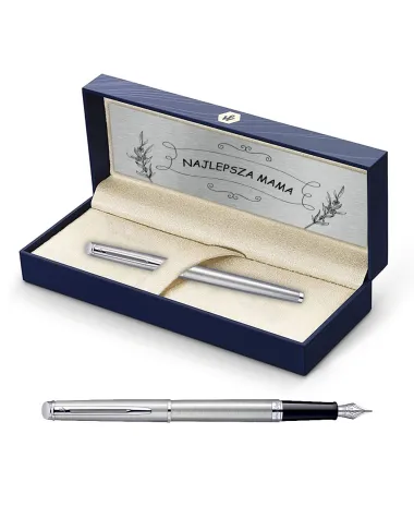 Pi&oacute;ro wieczne Waterman Hemisphere stalowe CT w Pudełku z Grawerem (S0920410/1)