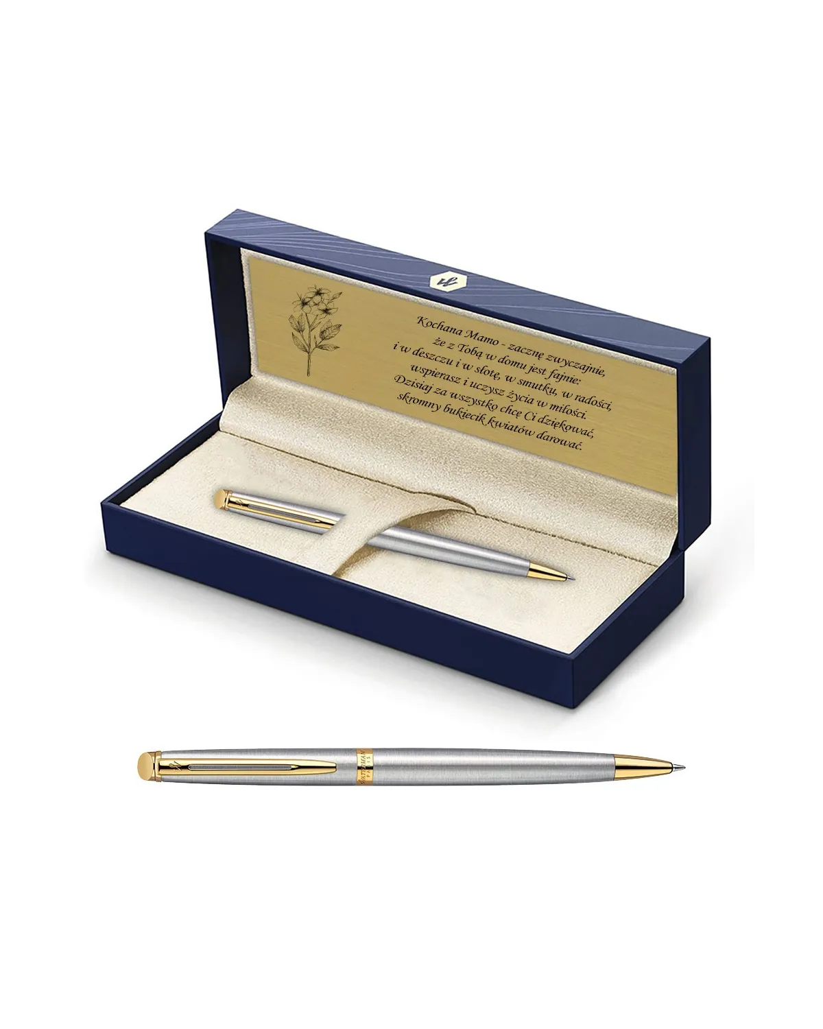 Długopis Waterman Hemisphere stalowy GT w Pudełku z Grawerem (S0920370/3) Długopis Waterman Hemisphere stalowy GT w Pudełku z Grawerem (S0920370/3)