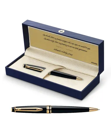 Długopis Waterman Expert czarny GT w Pudełku z Grawerem (S0951700/2)
