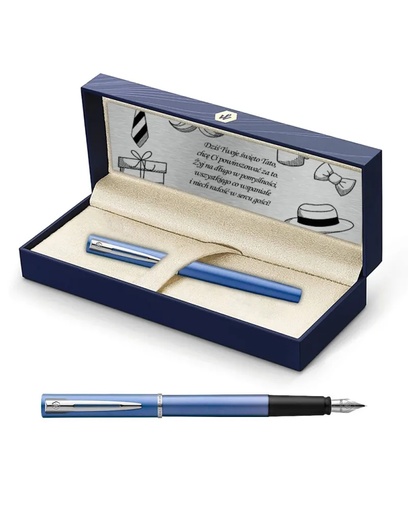 Pióro wieczne Waterman Allure niebieskie CT w Pudełku z Grawerem (2068195/3) Pióro wieczne Waterman Allure niebieskie CT w Pudełku z Grawerem (2068195/3)