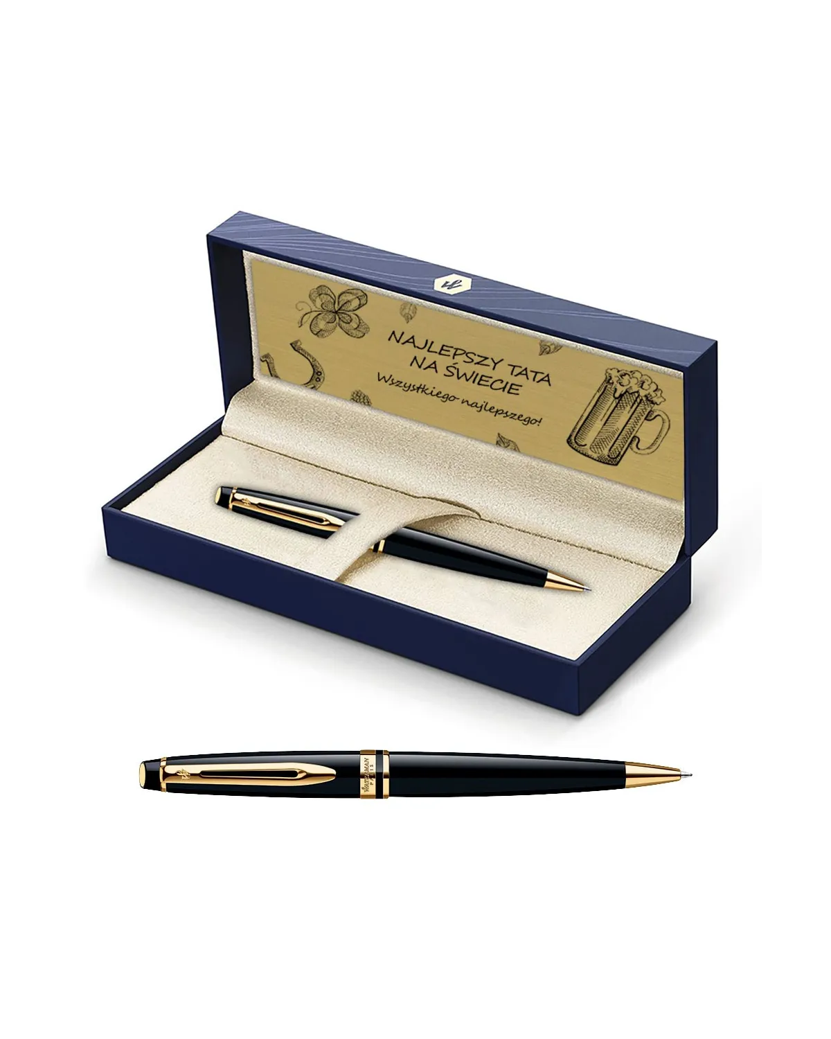 Długopis Waterman Expert czarny GT w Pudełku z Grawerem (S0951700/6) Długopis Waterman Expert czarny GT w Pudełku z Grawerem (S0951700/6)