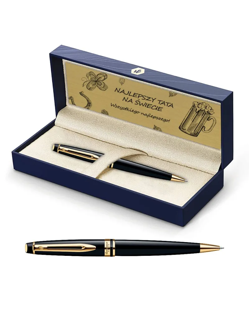 Długopis Waterman Expert czarny GT w Pudełku z Grawerem (S0951700/6) Długopis Waterman Expert czarny GT w Pudełku z Grawerem (S0951700/6)