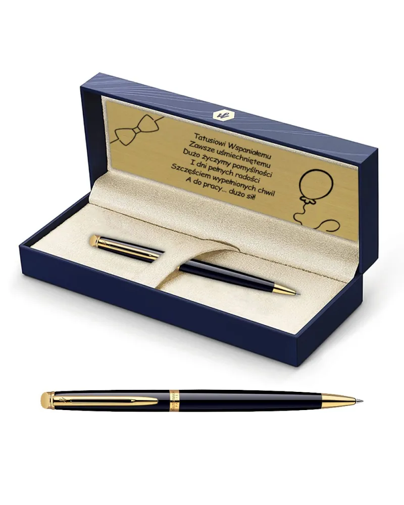 Długopis Waterman Hemisphere czarny GT w Pudełku z Grawerem (S0920670/7) Długopis Waterman Hemisphere czarny GT w Pudełku z Grawerem (S0920670/7)