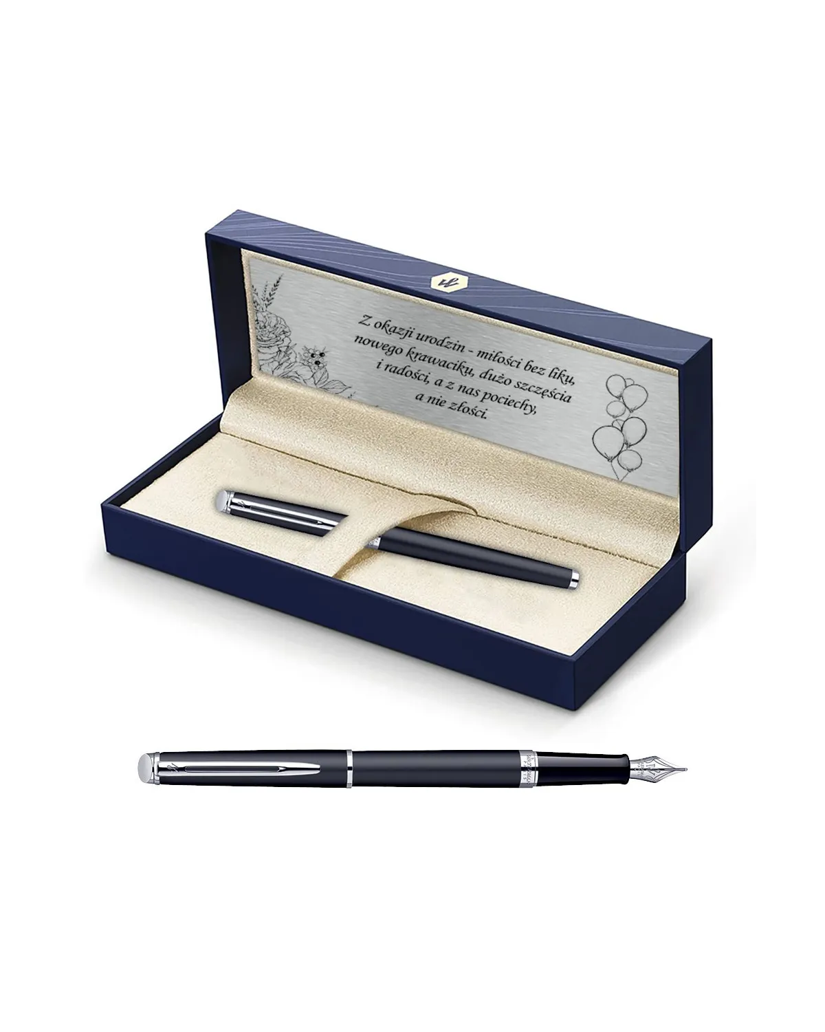 Pi&oacute;ro wieczne Waterman Hemisphere czarne matowe CT (S0920810/1)