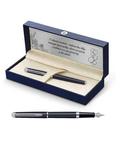 Pi&oacute;ro wieczne Waterman Hemisphere czarne matowe CT (S0920810/1)
