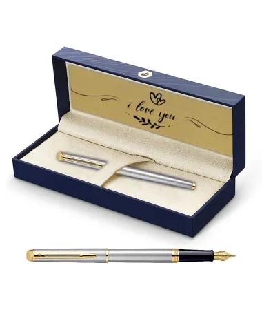 Pi&oacute;ro wieczne Waterman Hemisphere stalowe GT w Pudełku z Grawerem (S0920310/5)