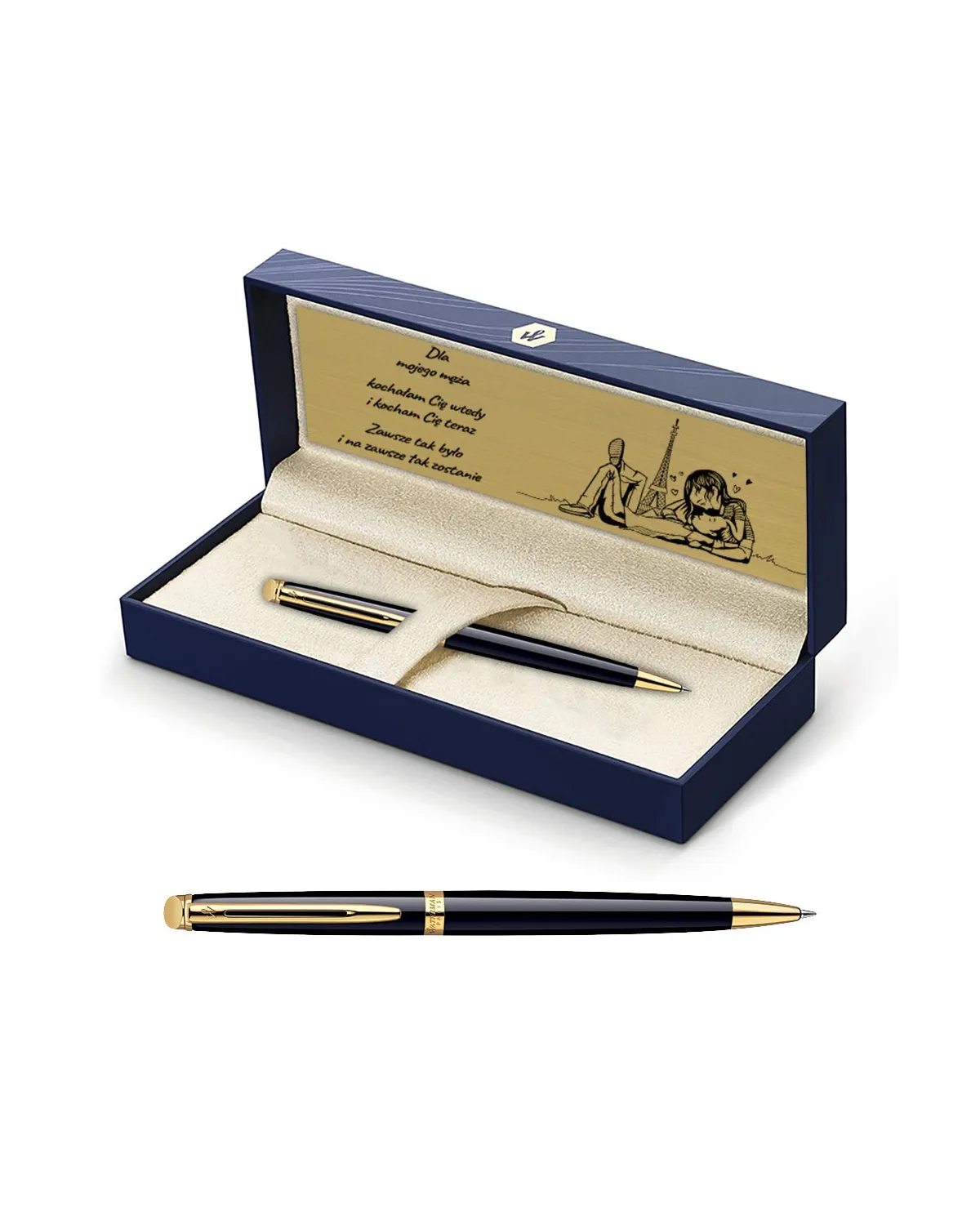 Długopis Waterman Hemisphere czarny GT w Pudełku z Grawerem (S0920670/9) Długopis Waterman Hemisphere czarny GT w Pudełku z Grawerem (S0920670/9)