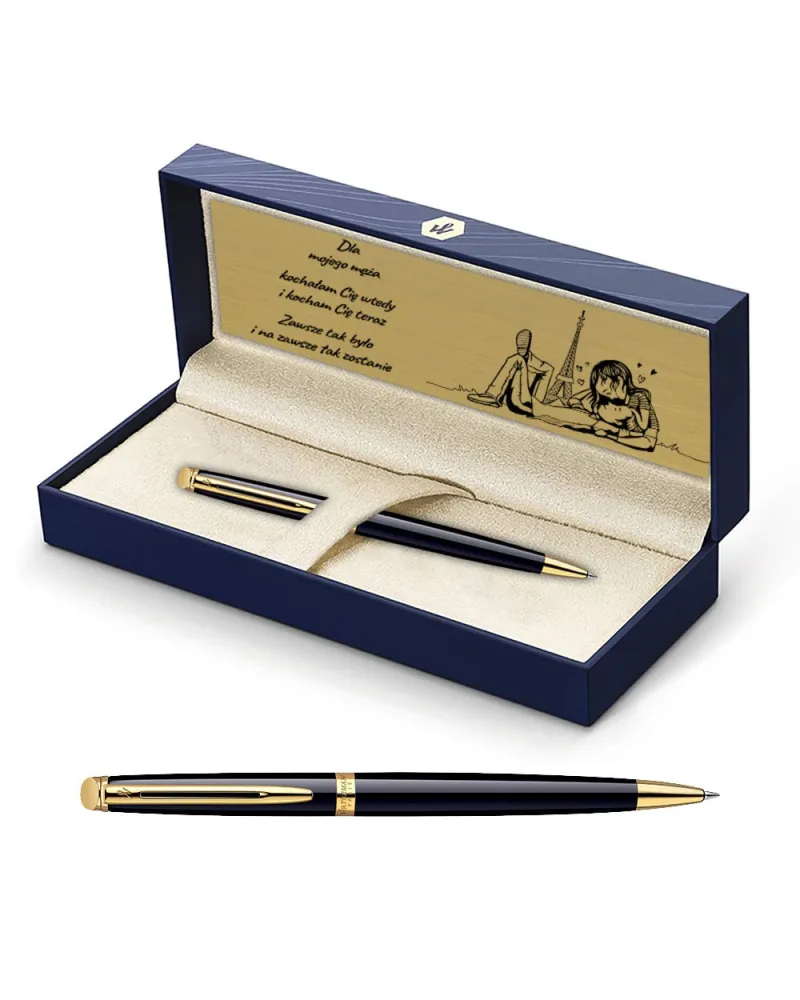 Długopis Waterman Hemisphere czarny GT w Pudełku z Grawerem (S0920670/9) Długopis Waterman Hemisphere czarny GT w Pudełku z Grawerem (S0920670/9)