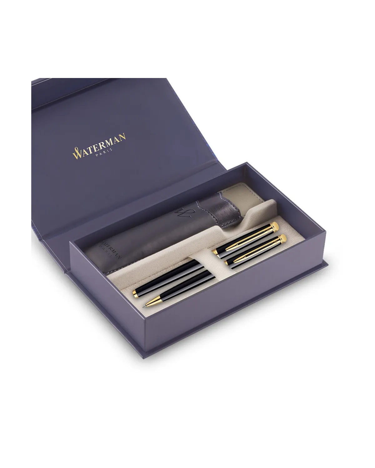Długopis i Pióro Waterman Hemisphere czarny GT w Pudełku z Etui (S0920670/12) Długopis i Pióro Waterman Hemisphere czarny GT w Pudełku z Etui (S0920670/12)