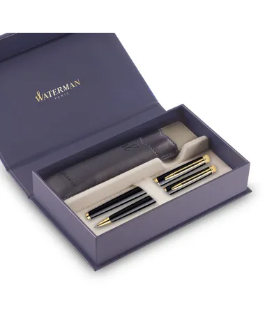 Długopis i Pi&oacute;ro Waterman Hemisphere czarny GT w Pudełku z Etui (S0920670/12)