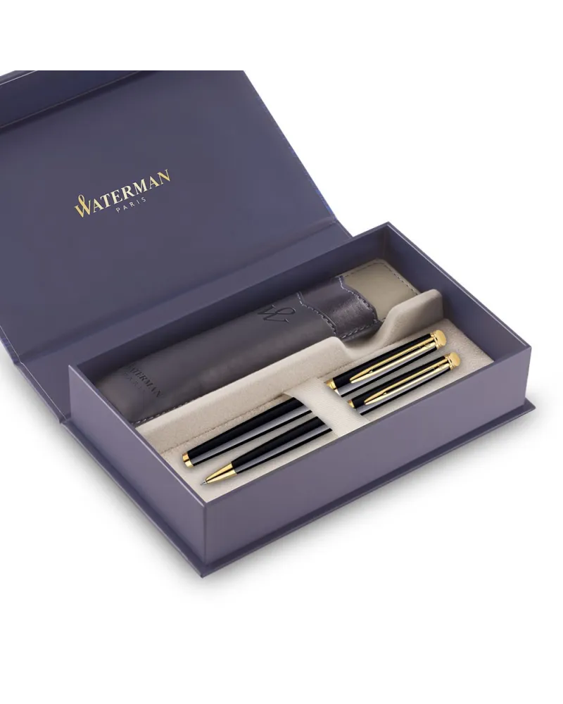 Długopis i Pióro Waterman Hemisphere czarny GT w Pudełku z Etui (S0920670/12) Długopis i Pióro Waterman Hemisphere czarny GT w Pudełku z Etui (S0920670/12)
