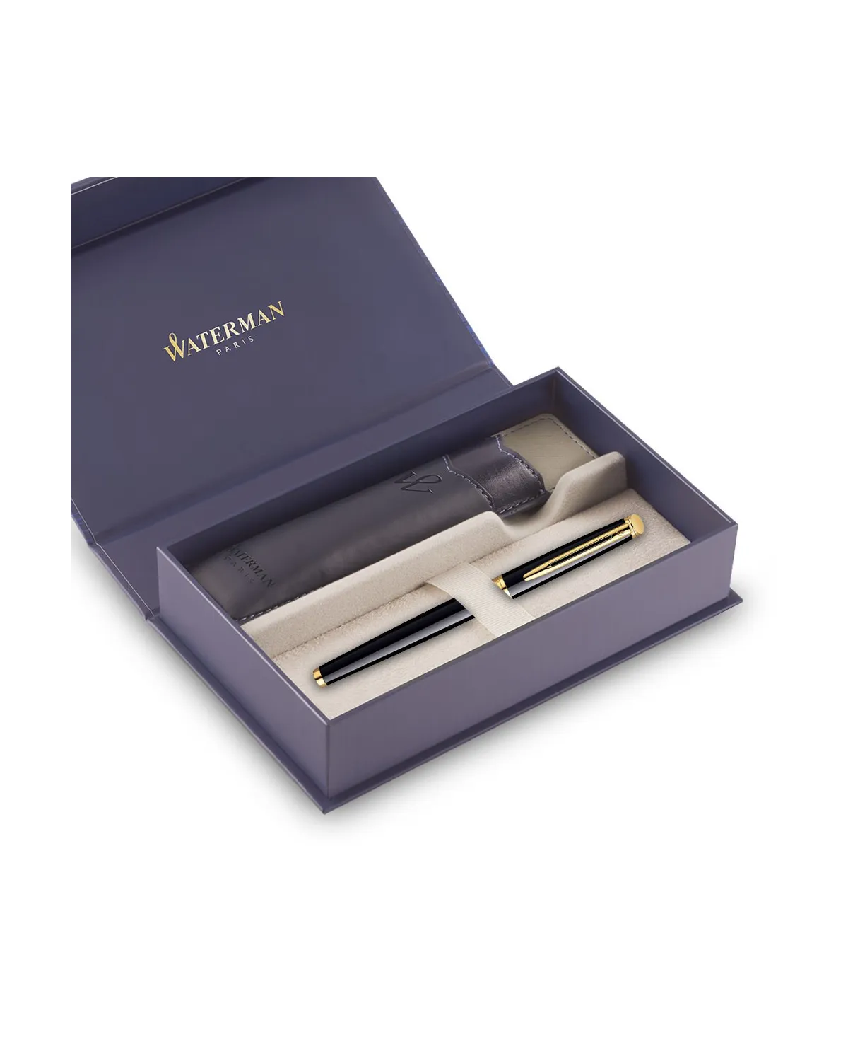 Pióro wieczne Waterman Hemisphere czarne GT w Pudełku z Etui (S0920610/7) Pióro wieczne Waterman Hemisphere czarne GT w Pudełku z Etui (S0920610/7)