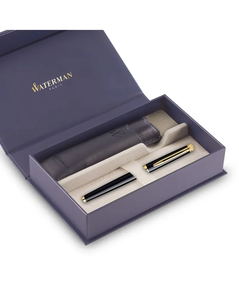 Pióro wieczne Waterman Hemisphere czarne GT w Pudełku z Etui (S0920610/7) Pióro wieczne Waterman Hemisphere czarne GT w Pudełku z Etui (S0920610/7)