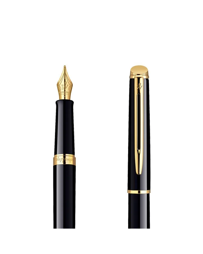 Pióro wieczne Waterman Hemisphere czarne GT w Pudełku z Etui (S0920610/7) Pióro wieczne Waterman Hemisphere czarne GT w Pudełku z Etui (S0920610/7)