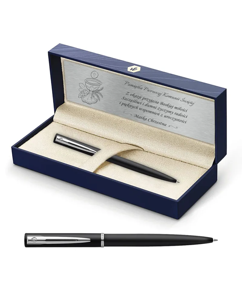 Długopis Waterman Allure czarny matowy CT w Pudełku z Grawerem (2068192/10) Długopis Waterman Allure czarny matowy CT w Pudełku z Grawerem (2068192/10)