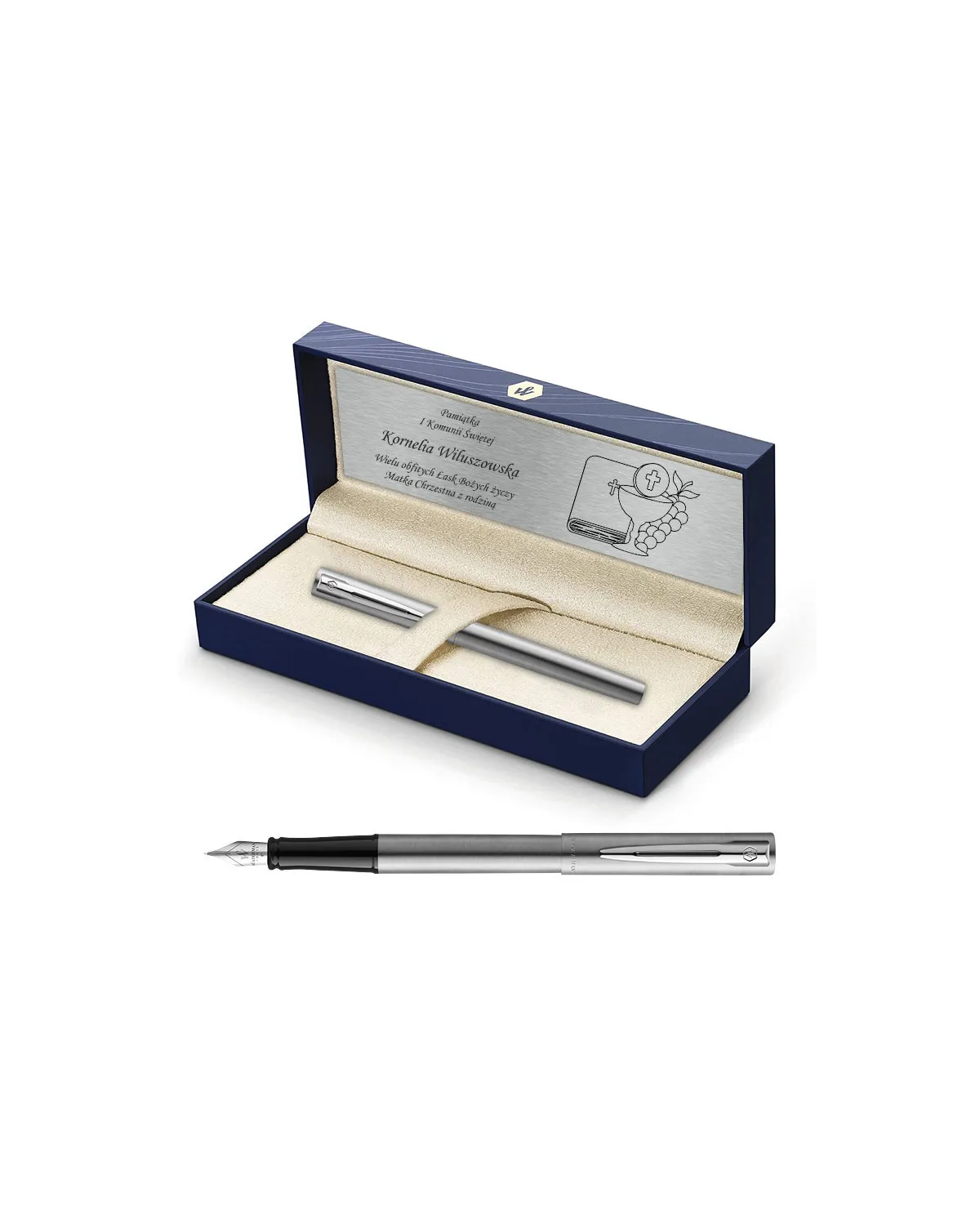 Pióro wieczne Waterman Allure stalowe CT w Pudełku z Grawerem (2085910/3) Pióro wieczne Waterman Allure stalowe CT w Pudełku z Grawerem (2085910/3)