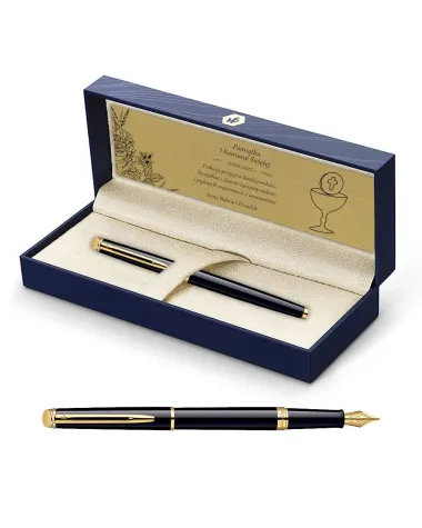 Pi&oacute;ro wieczne Waterman Hemisphere czarne GT w Pudełku z Grawerem (S0920610/10)