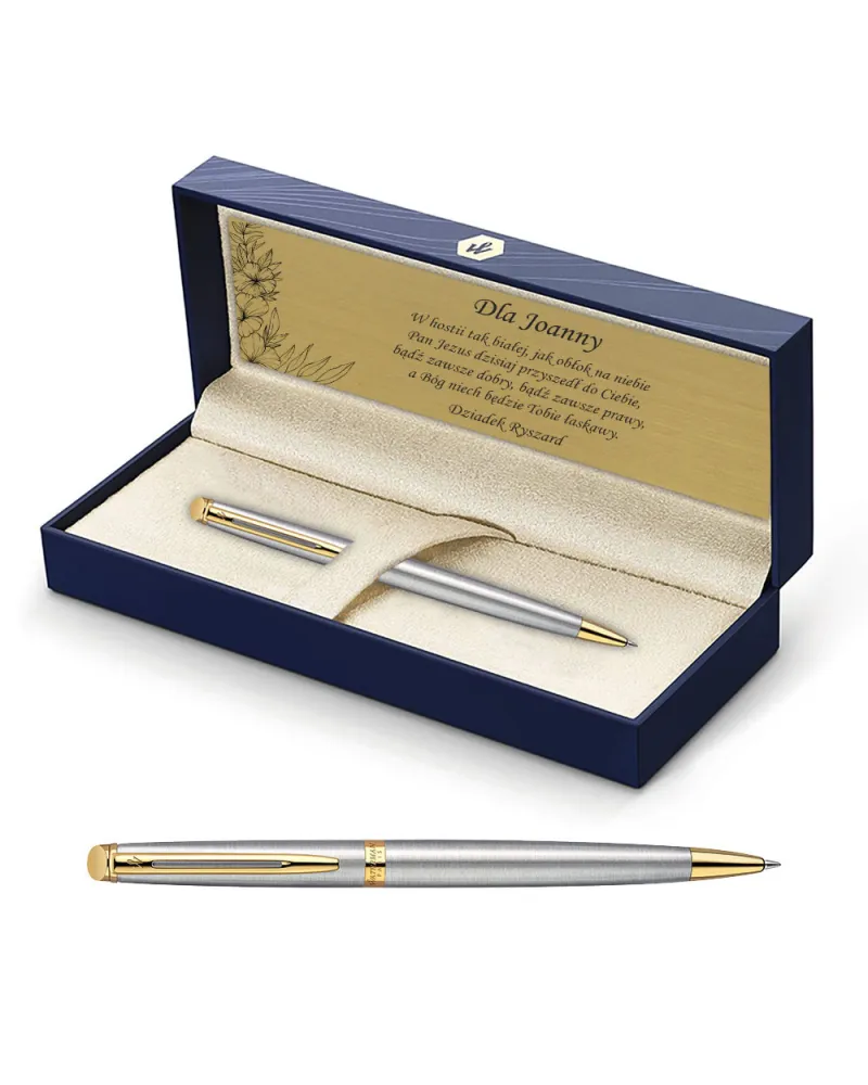 Długopis Waterman Hemisphere stalowy GT w Pudełku z Grawerem (S0920370/15) Długopis Waterman Hemisphere stalowy GT w Pudełku z Grawerem (S0920370/15)