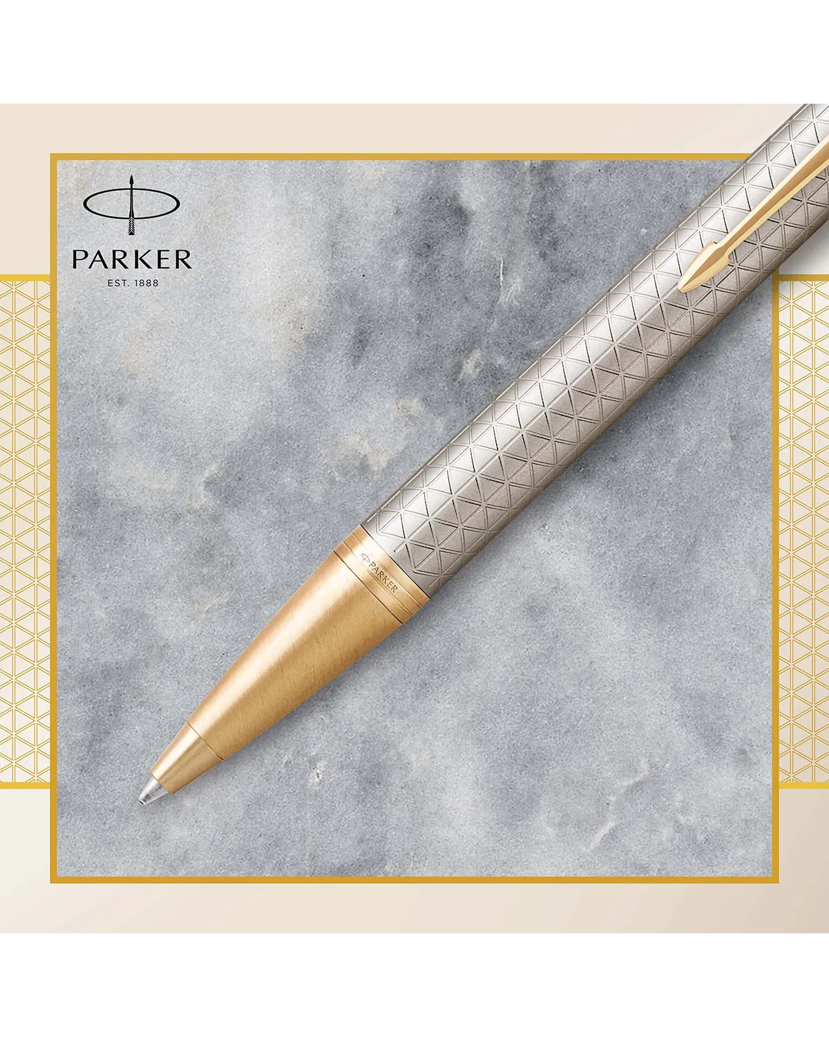 Długopis Parker IM Premium Warm Grey GT (1931687)