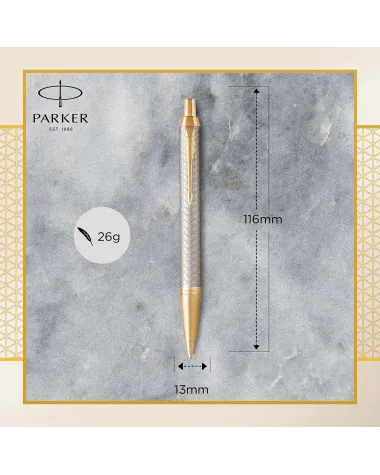 Długopis Parker IM Premium Warm Grey GT (1931687)