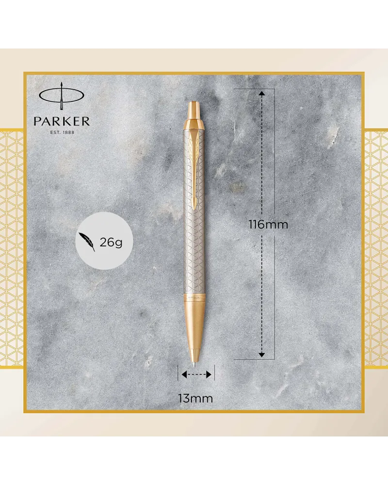 Długopis Parker IM Premium Warm Grey GT (1931687)