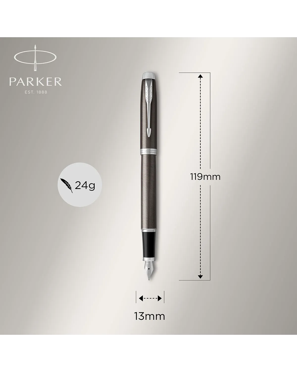 Pi&oacute;ro wieczne Parker IM Dark Espresso CT (1931650)