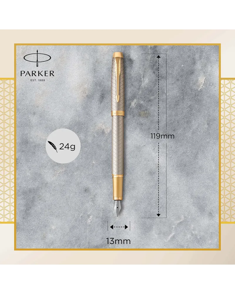 Pi&oacute;ro wieczne Parker IM Premium Warm Gray GT (1931684)