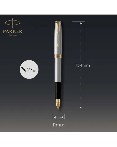 Pi&oacute;ro wieczne Parker Sonnet Stalowe GT (1931504)
