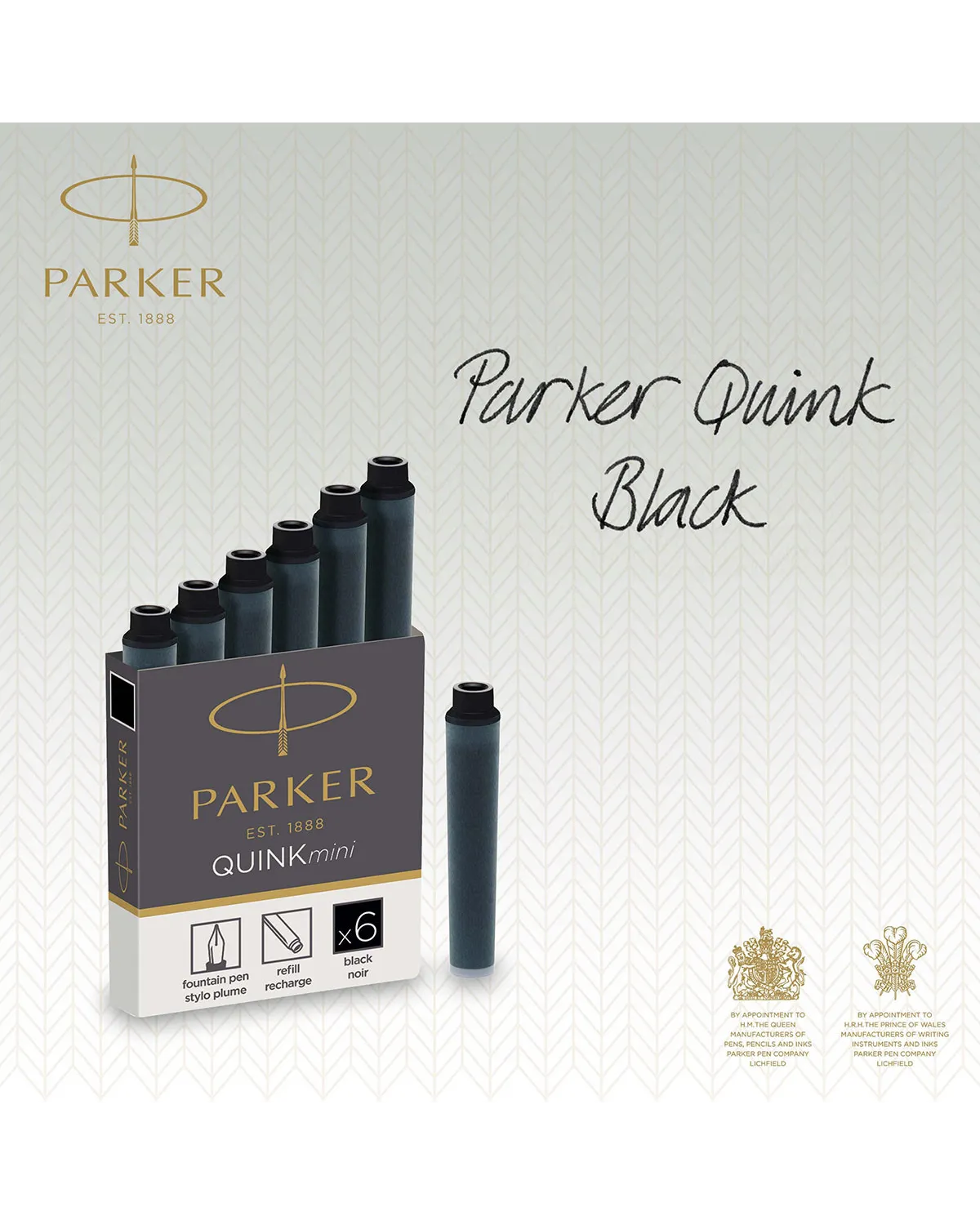 Naboje Do Pi&oacute;ra Wiecznego Parker Czarne (1950407)