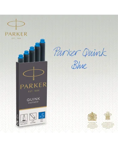 Naboje Do Pi&oacute;ra Wiecznego Parker Niebieskie Wymazywalne (1950383)