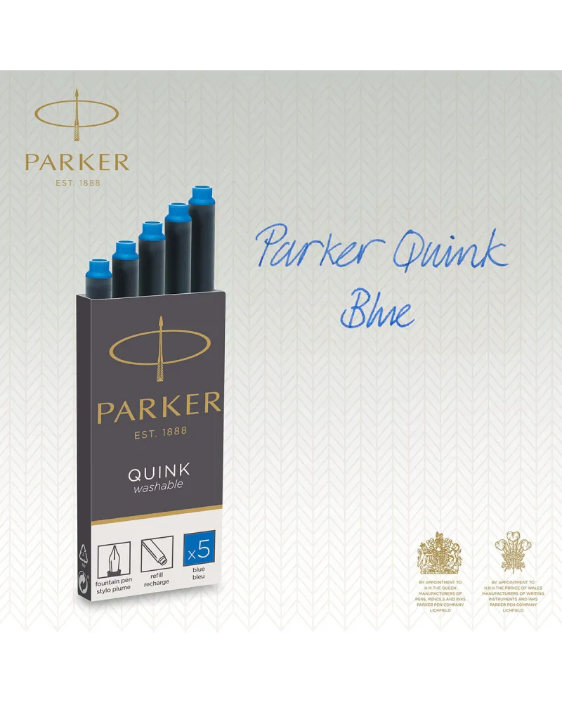 Naboje Do Pi&oacute;ra Wiecznego Parker Niebieskie Wymazywalne (1950383)