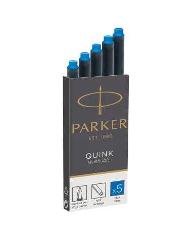 Naboje Do Pi&oacute;ra Wiecznego Parker Niebieskie Wymazywalne (1950383)
