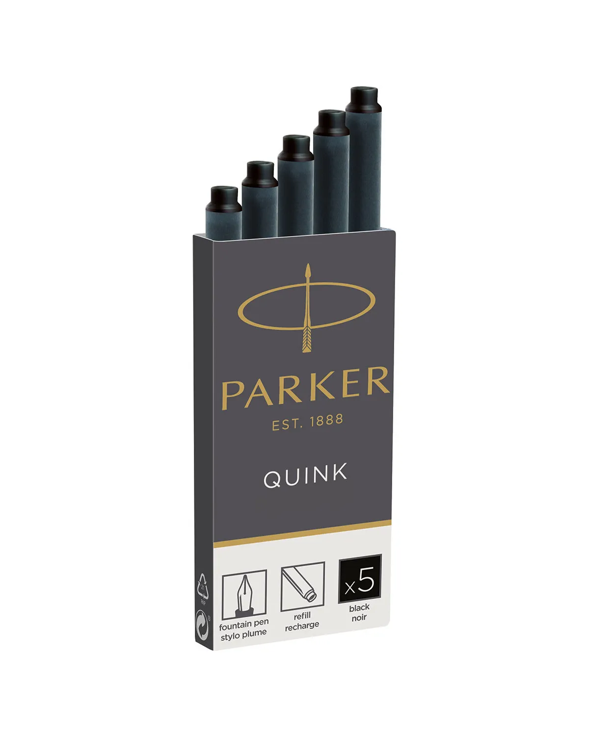 Naboje Do Pi&oacute;ra Wiecznego Parker Czarne (1950382)